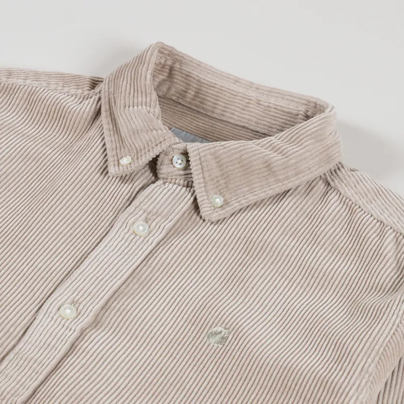 Carhartt WIP Long Sleeve Madison Cord Shirt Wall-4