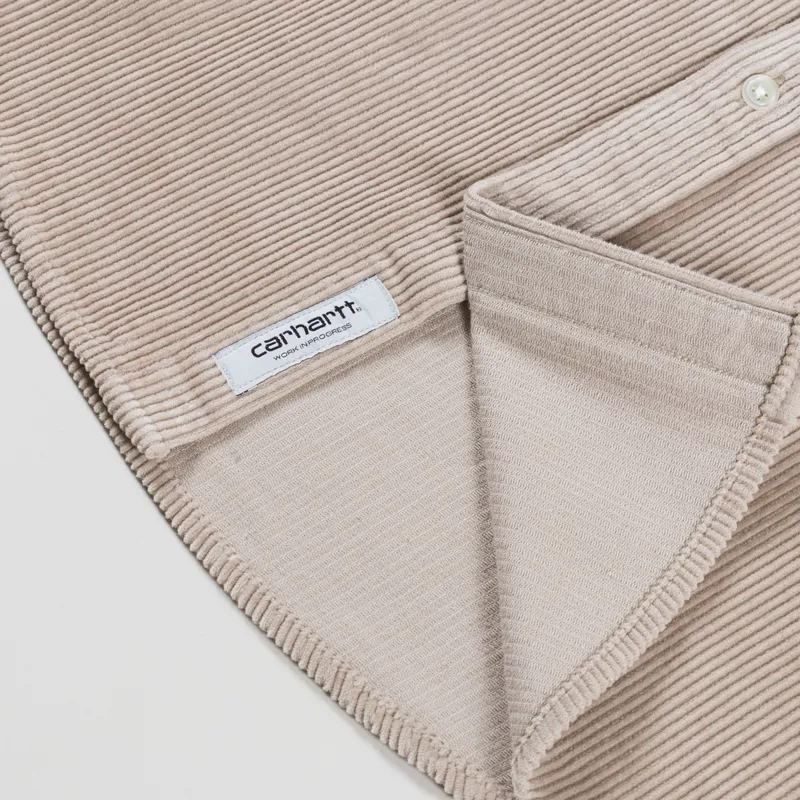 Carhartt WIP Long Sleeve Madison Cord Shirt Wall-7
