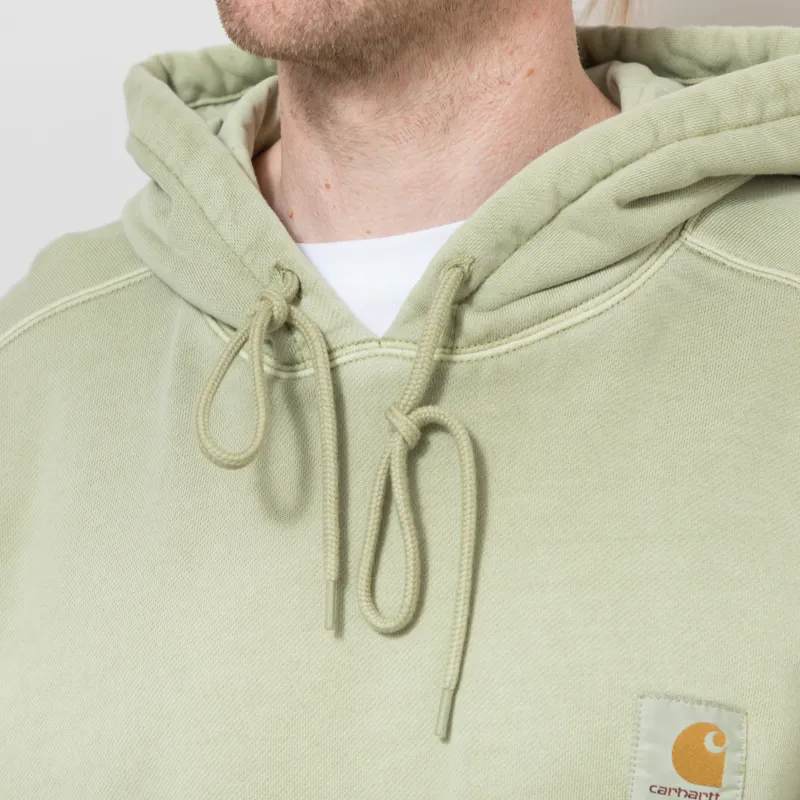 Carhartt WIP Hooded Nelson Sweat Gentle Green-5
