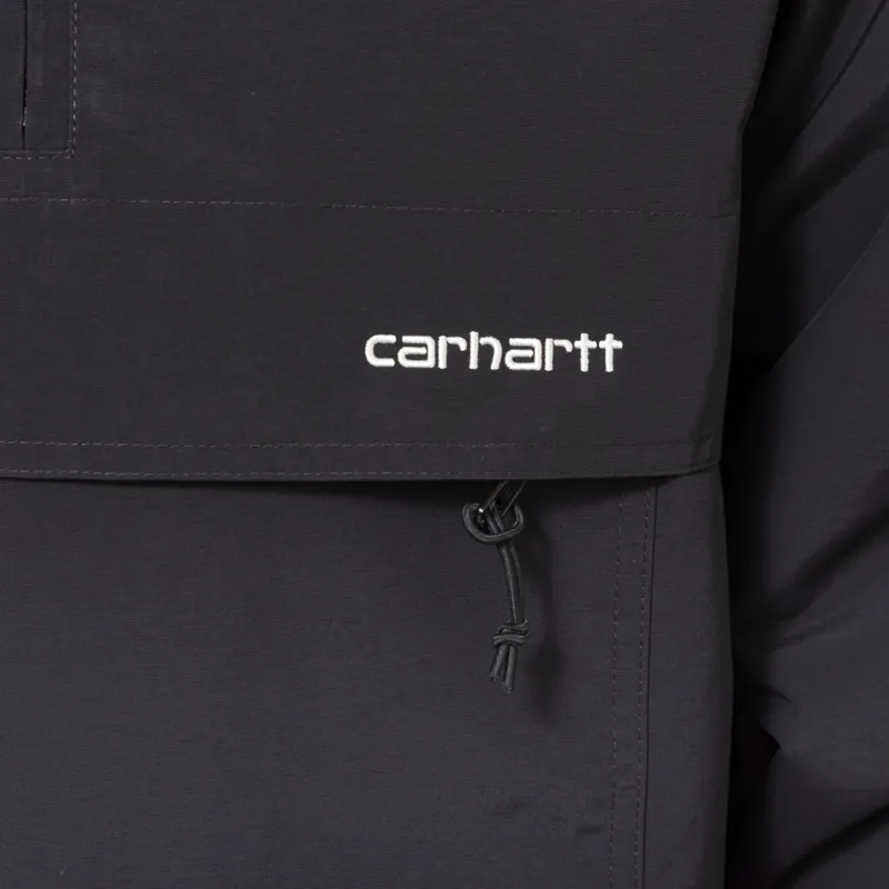 Carhartt WIP Summer Windbreaker Pullover Black White-8