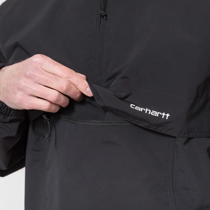 Carhartt WIP Summer Windbreaker Pullover Black White-9