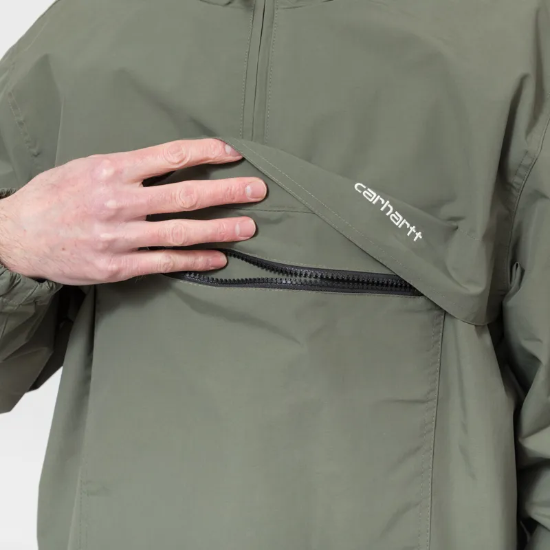 Carhartt WIP Summer Windbreaker Pullover Leaf White-6