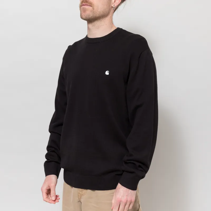 Carhartt WIP Madison Sweater Black White-1