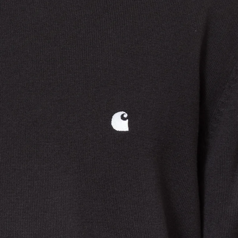 Carhartt WIP Madison Sweater Black White-6