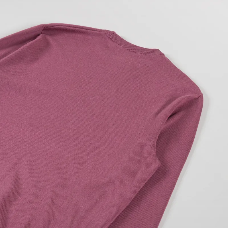 Carhartt WIP Madison Sweater Dusky Pink White-3