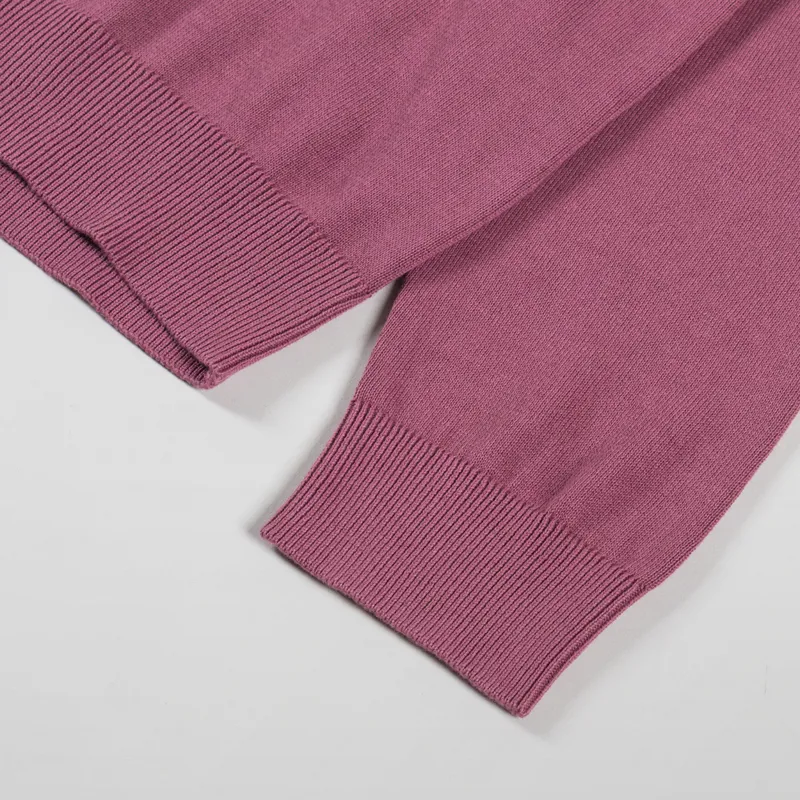 Carhartt WIP Madison Sweater Dusky Pink White-6