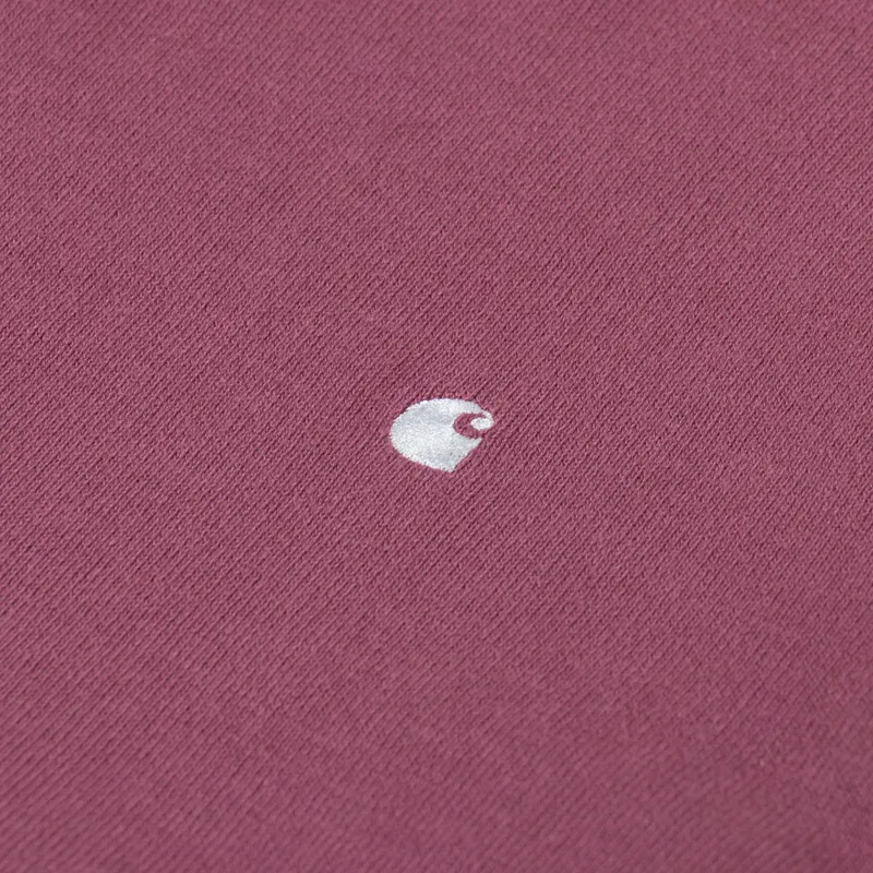 Carhartt WIP Madison Sweater Dusky Pink White-4