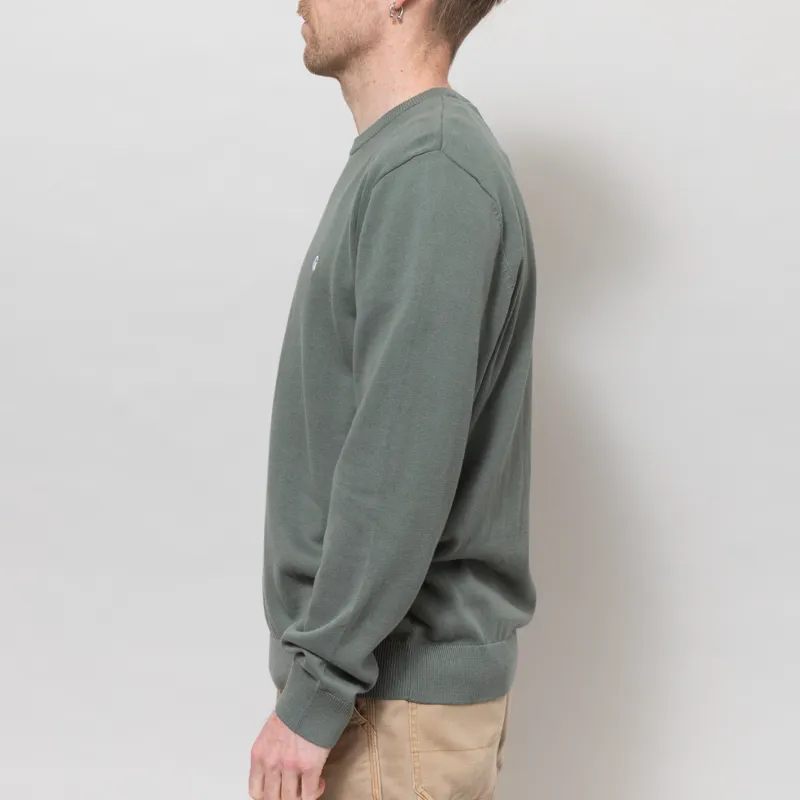 Carhartt WIP Madison Sweater Velvet Green White-2