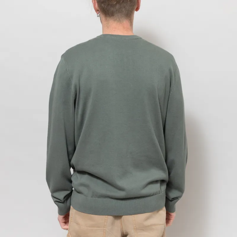 Carhartt WIP Madison Sweater Velvet Green White-3