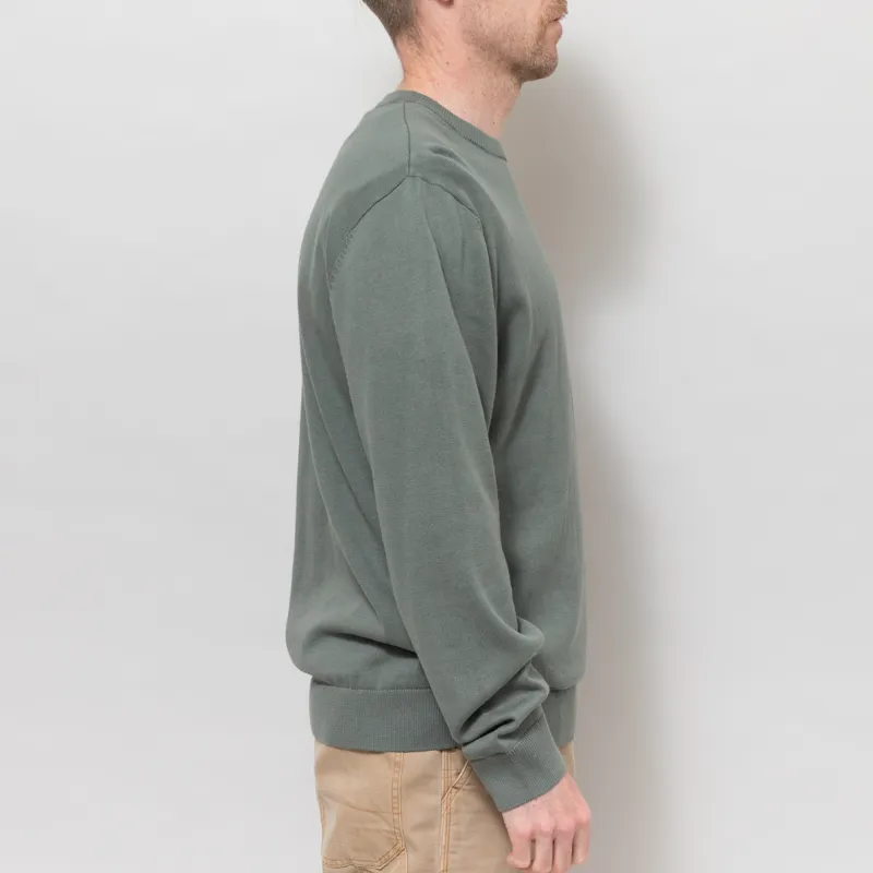 Carhartt WIP Madison Sweater Velvet Green White-4
