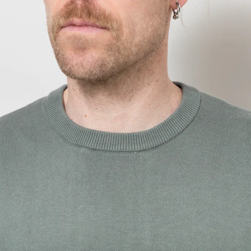 Carhartt WIP Madison Sweater Velvet Green White-5