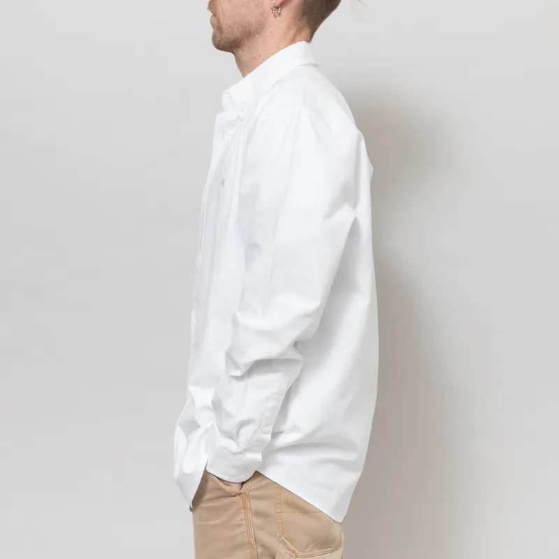 Carhartt WIP Long Sleeve Bolton Shirt White-2
