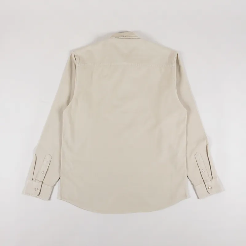 Carhartt WIP Long Sleeve Bolton Shirt Fleur De Sel-1