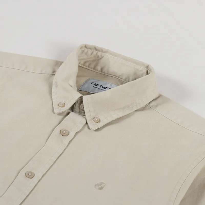 Carhartt WIP Long Sleeve Bolton Shirt Fleur De Sel-4