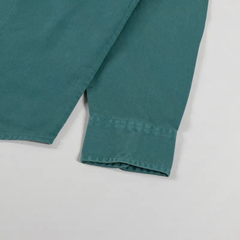 Carhartt WIP Long Sleeve Bolton Shirt Silver Pine-7