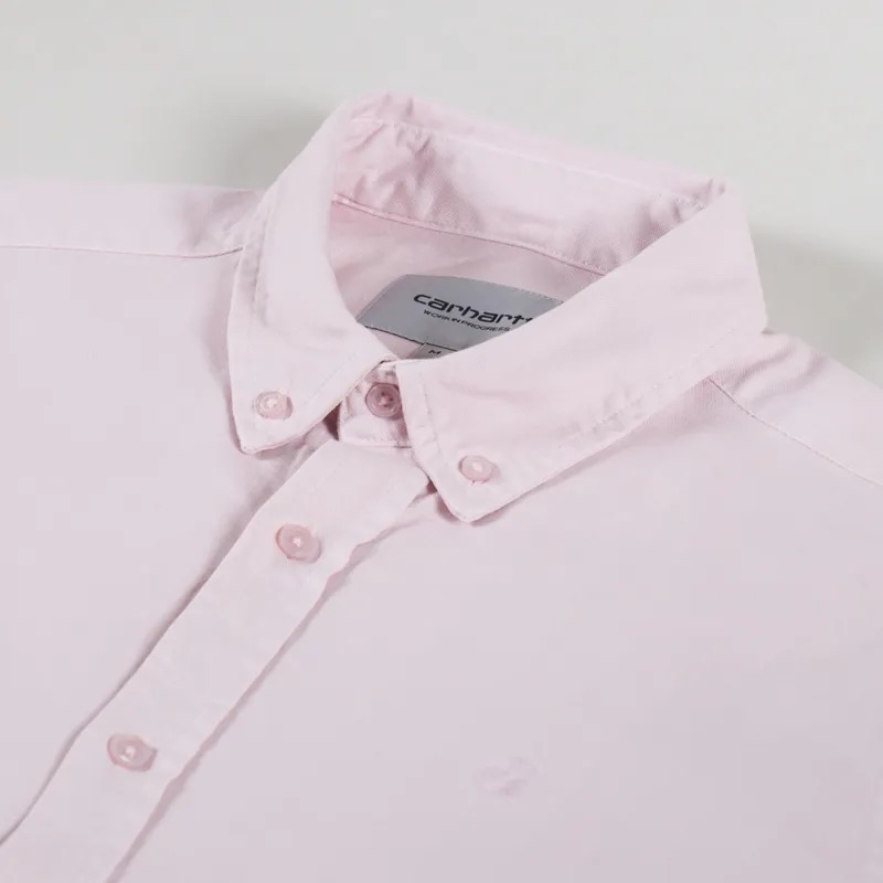 Carhartt WIP Long Sleeve Bolton Shirt Air Pink-4