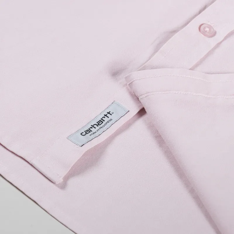 Carhartt WIP Long Sleeve Bolton Shirt Air Pink-7