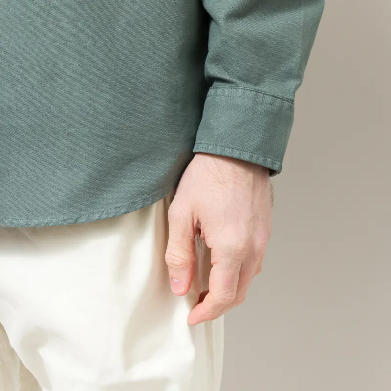 Carhartt WIP Long Sleeve Bolton Shirt Velvet Green-10