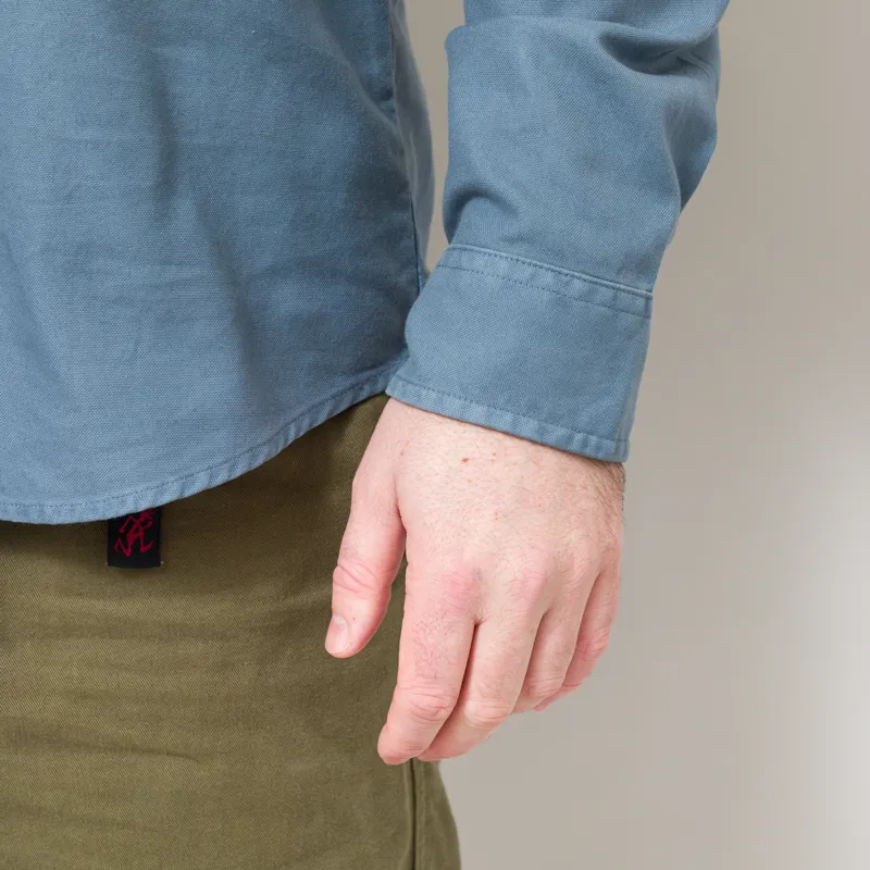 Carhartt WIP Long Sleeve Bolton Shirt Velvet Blue-11