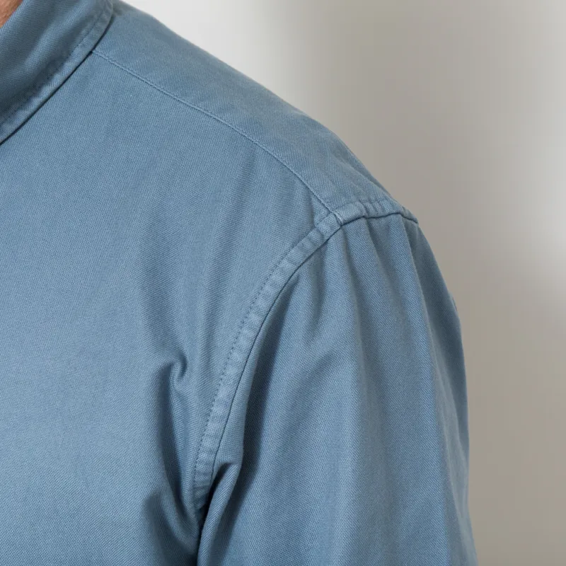 Carhartt WIP Long Sleeve Bolton Shirt Velvet Blue-9