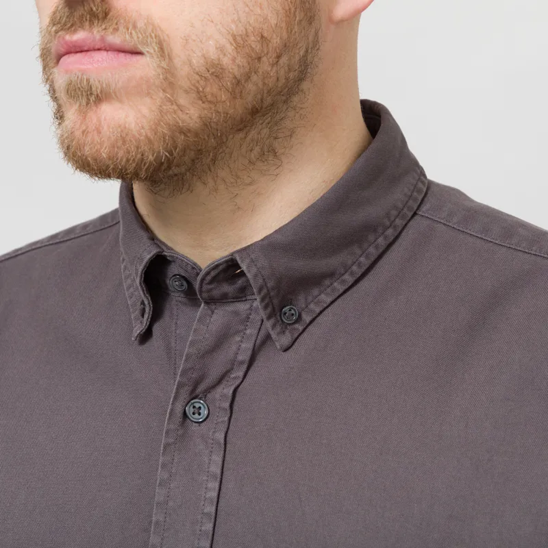 Carhartt WIP Long Sleeve Bolton Shirt Graphite-6