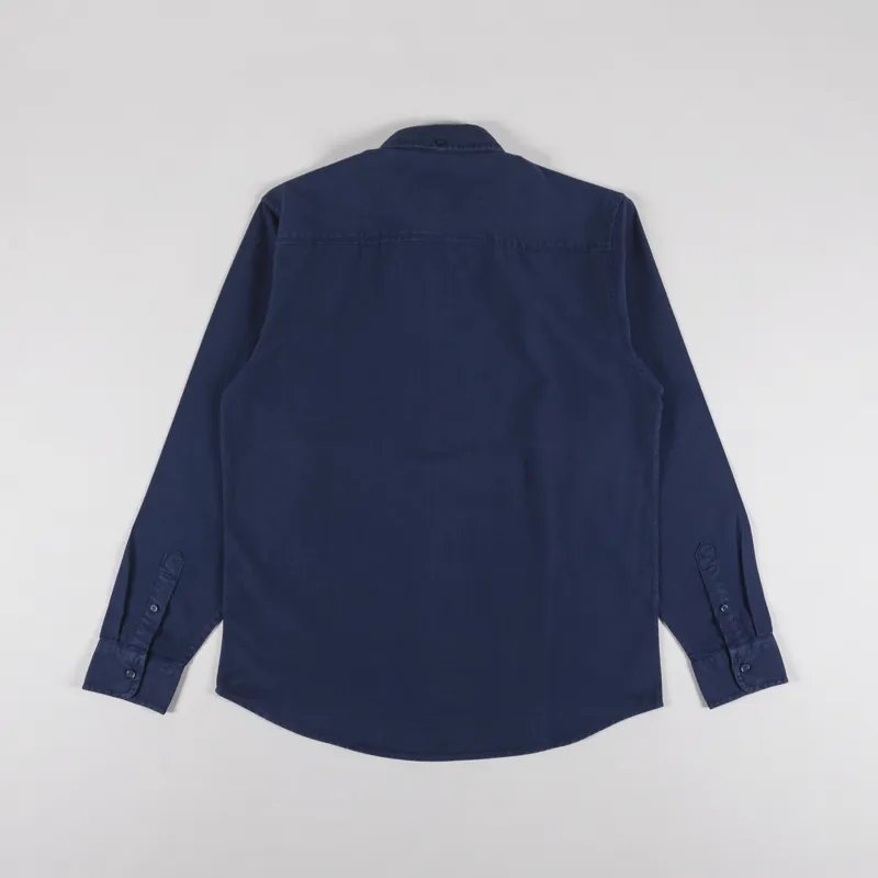 Carhartt WIP Long Sleeve Bolton Shirt Air Force Blue-1