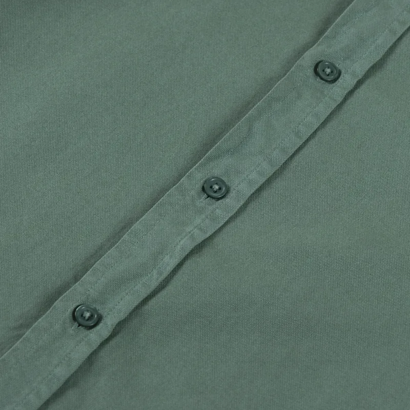 Carhartt WIP Long Sleeve Bolton Shirt Duck Green-5