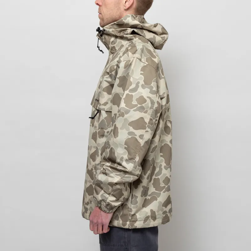 Carhartt WIP Windbreaker Pullover Camo Duck Desert Black-2