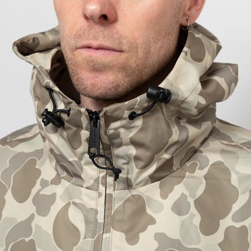 Carhartt WIP Windbreaker Pullover Camo Duck Desert Black-8