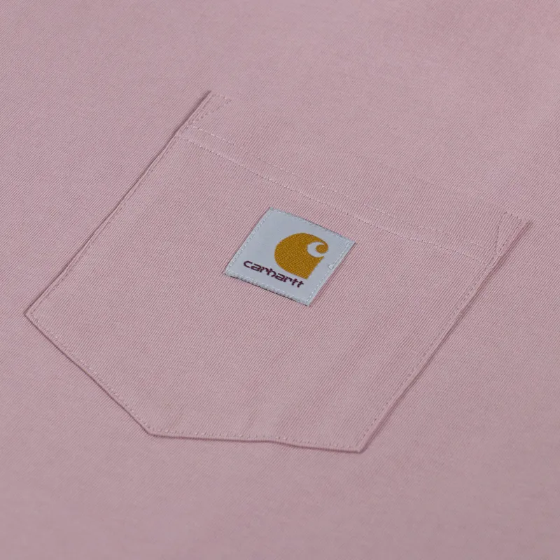 Carhartt WIP Pocket T Shirt Glassy Pink-2