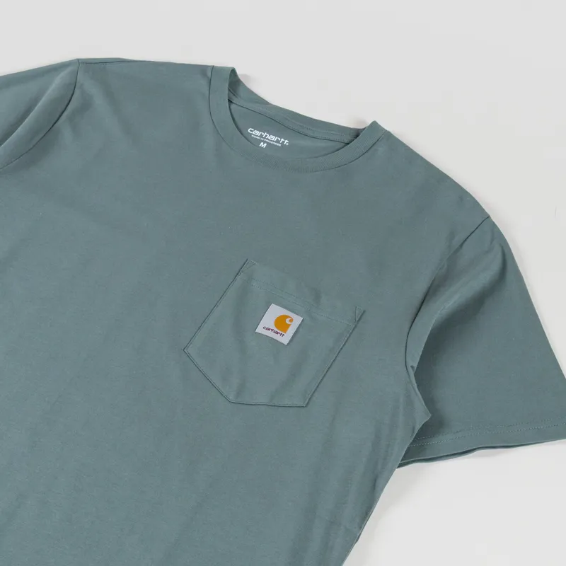 Carhartt WIP Pocket T Shirt Velvet Green-1
