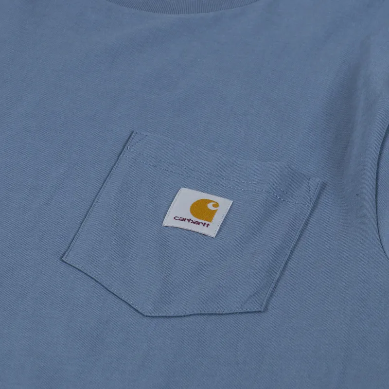 Carhartt WIP Pocket T Shirt Velvet Blue-2