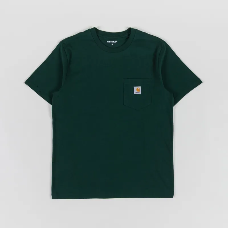 Carhartt WIP Pocket T Shirt Dark Scarab