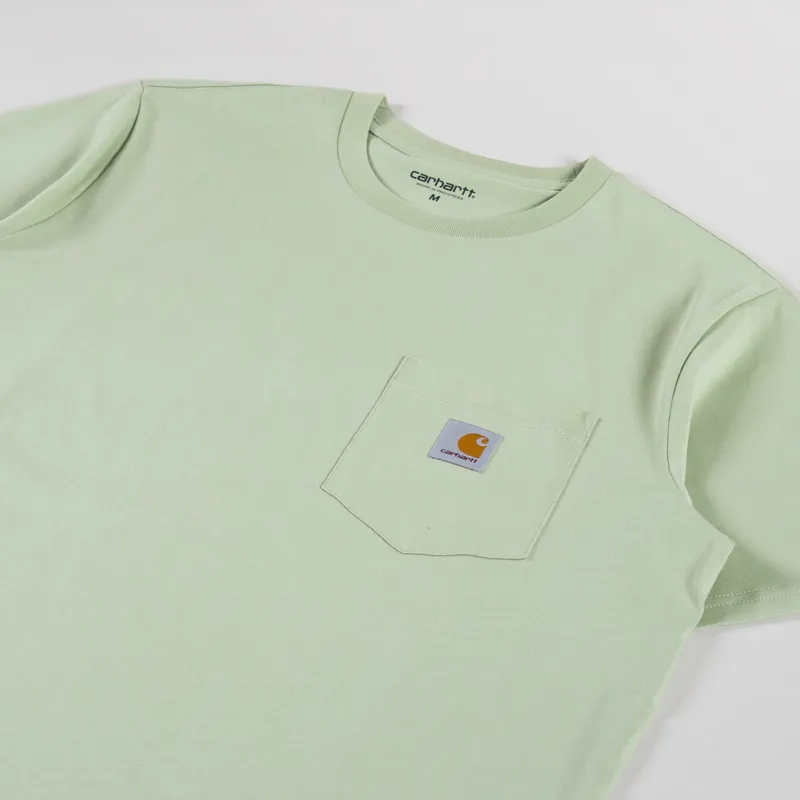 Carhartt WIP Pocket T Shirt Pale Olive-1