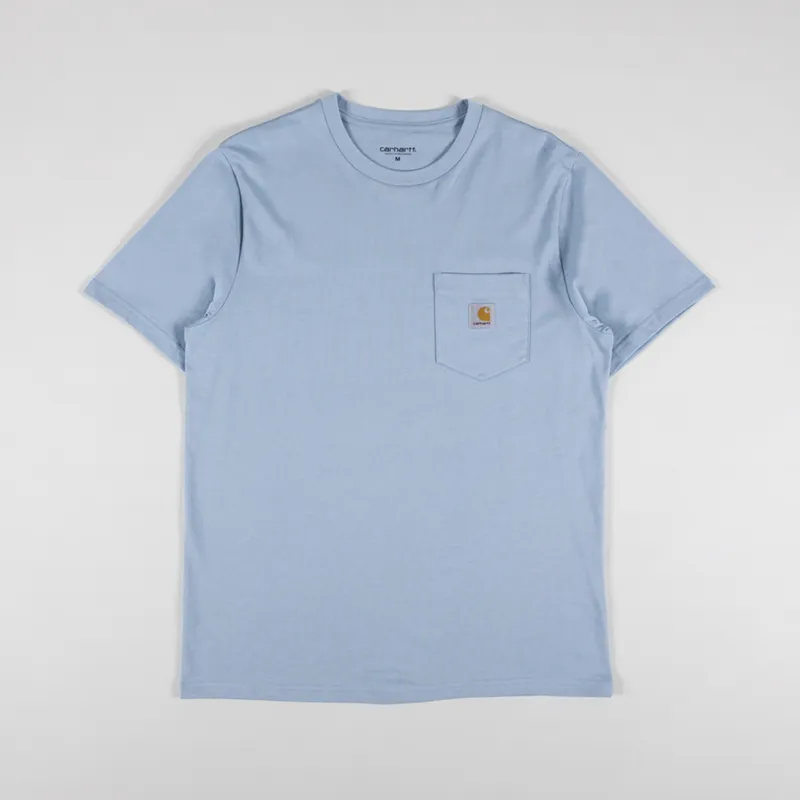 Carhartt WIP Pocket T Shirt Misty Sky