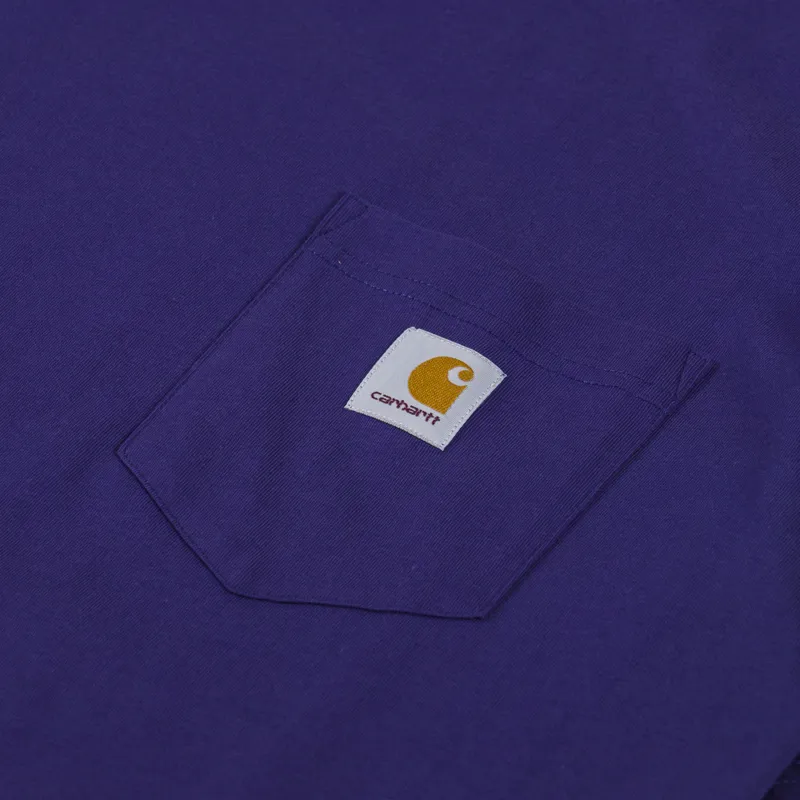 Carhartt WIP Pocket T Shirt Aura-2