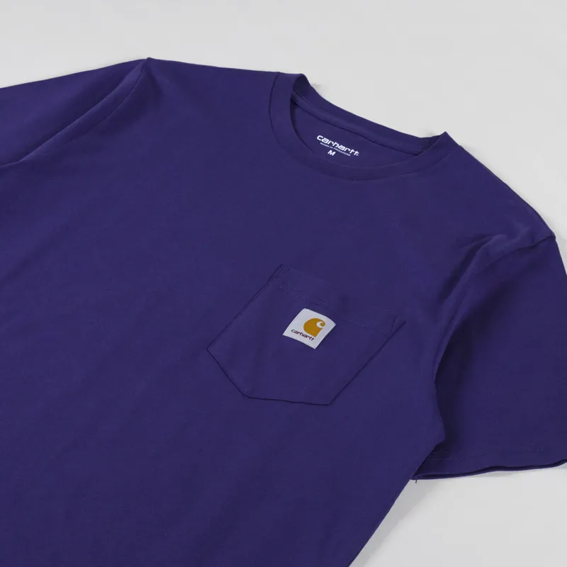 Carhartt WIP Pocket T Shirt Aura-1