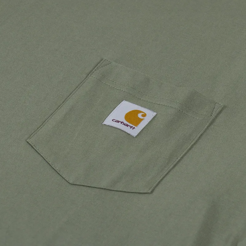 Carhartt WIP Pocket T Shirt Dollar Green-2