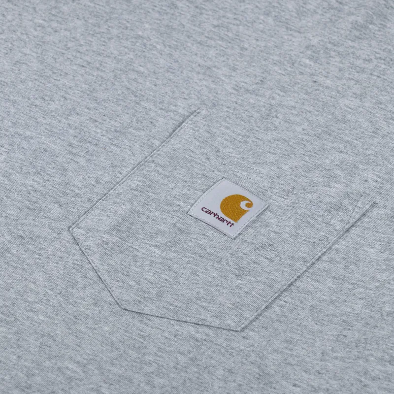 Carhartt WIP Pocket T Shirt Grey Heather-2