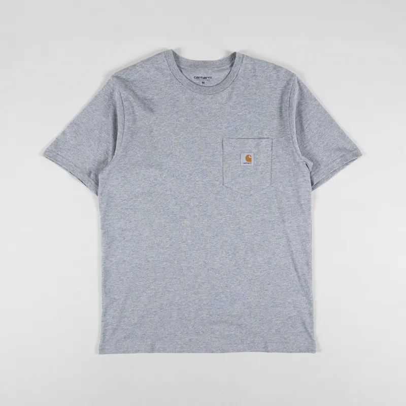 Carhartt WIP Pocket T Shirt Grey Heather