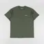 Carhartt WIP Script Embroidery T Shirt Leaf White