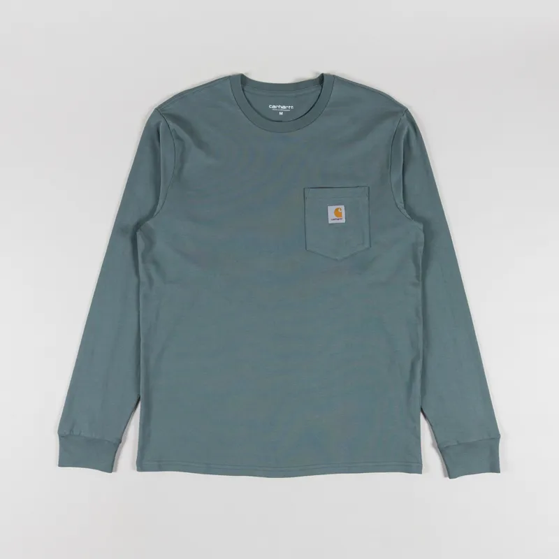 Carhartt WIP Long Sleeve Pocket T Shirt Velvet Green