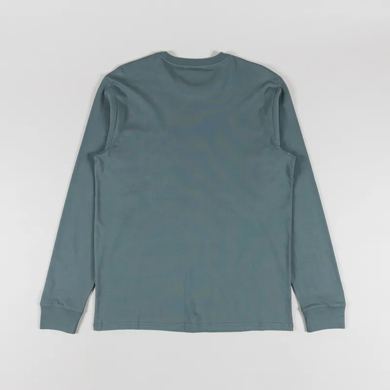 Carhartt WIP Long Sleeve Pocket T Shirt Velvet Green-1