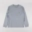 Carhartt WIP Long Sleeve Pocket T Shirt Grey Heather