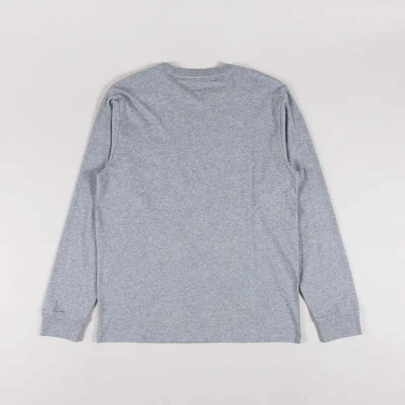 Carhartt WIP Long Sleeve Pocket T Shirt Grey Heather-1
