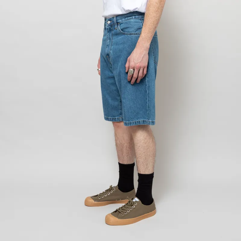 Carhartt WIP Landon Short Blue Heavy Stone Washed-1