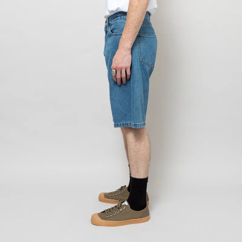 Carhartt WIP Landon Short Blue Heavy Stone Washed-2