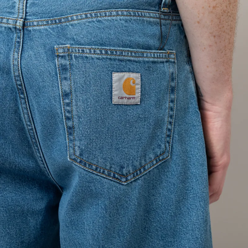 Carhartt WIP Landon Short Blue Heavy Stone Washed-5