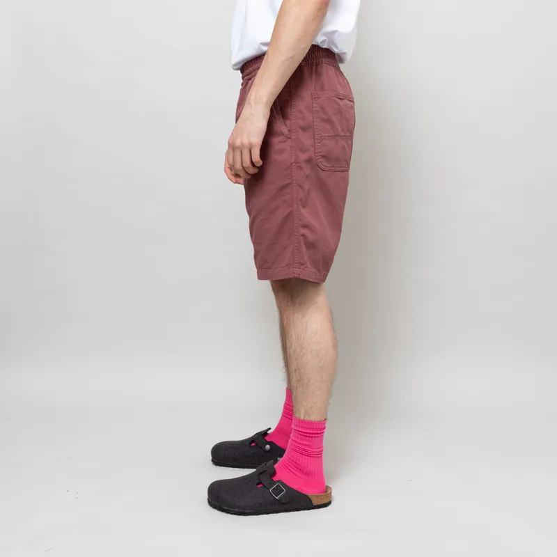 Carhartt WIP Flint Shorts Dusky Pink Garment Dyed-2