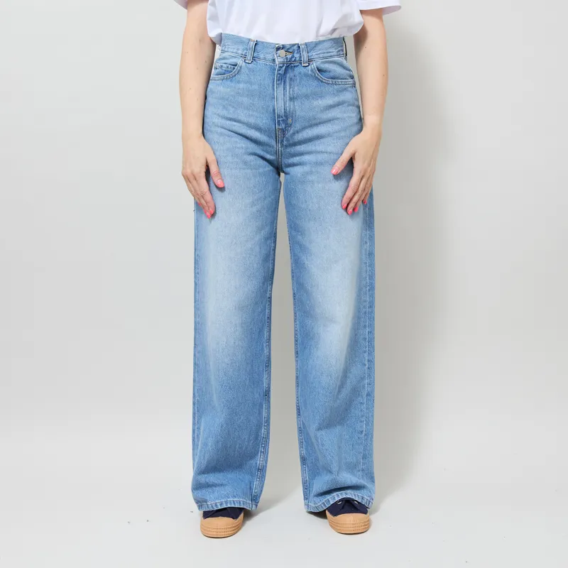 Carhartt WIP Womens Jane Pant Blue Heavy True Stone